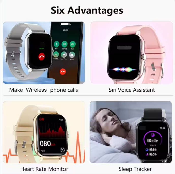 Smart watch Bracelet smart watch Touch square smart watch Fitness bluetooth watch Smart bracelet watch Fast delivery within 1-5 days