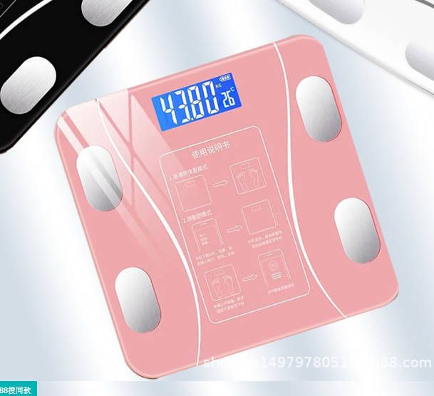 Rechargeable Weight Scale Weight Health Scale Digital Glass LCD Display Sensor Scale Weight Loss Tool Fast delivery within 1-5 days