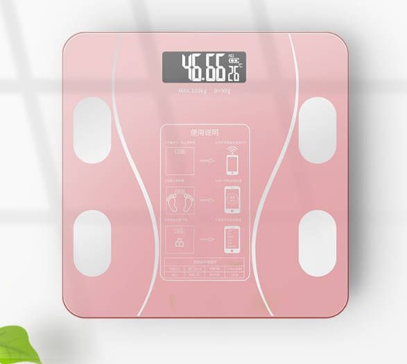 Rechargeable Weight Scale Weight Health Scale Digital Glass LCD Display Sensor Scale Weight Loss Tool Fast delivery within 1-5 days