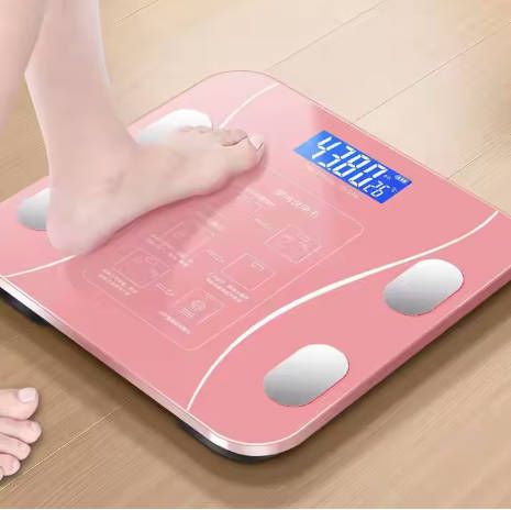 Rechargeable Weight Scale Weight Health Scale Digital Glass LCD Display Sensor Scale Weight Loss Tool Fast delivery within 1-5 days