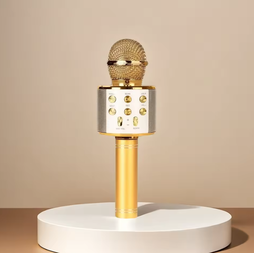 Rechargeable Wireless Bluetooth Karaoke Mic Sing-Along Bluetooth Karaoke Microphone and Bluetooth Stereo Speaker All-in-One Fast delivery within 1-5 days