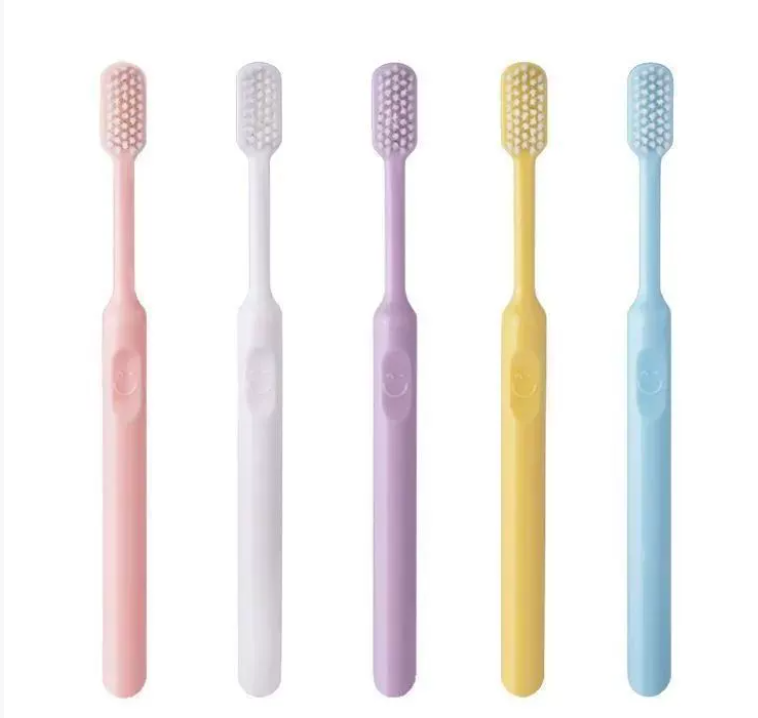 10pcs Soft Bristle Toothbrush Family Pack Colorful Wide Head with High-Density Bristles for Deep Cleaning & Gentle Gum Care Local fast delivery