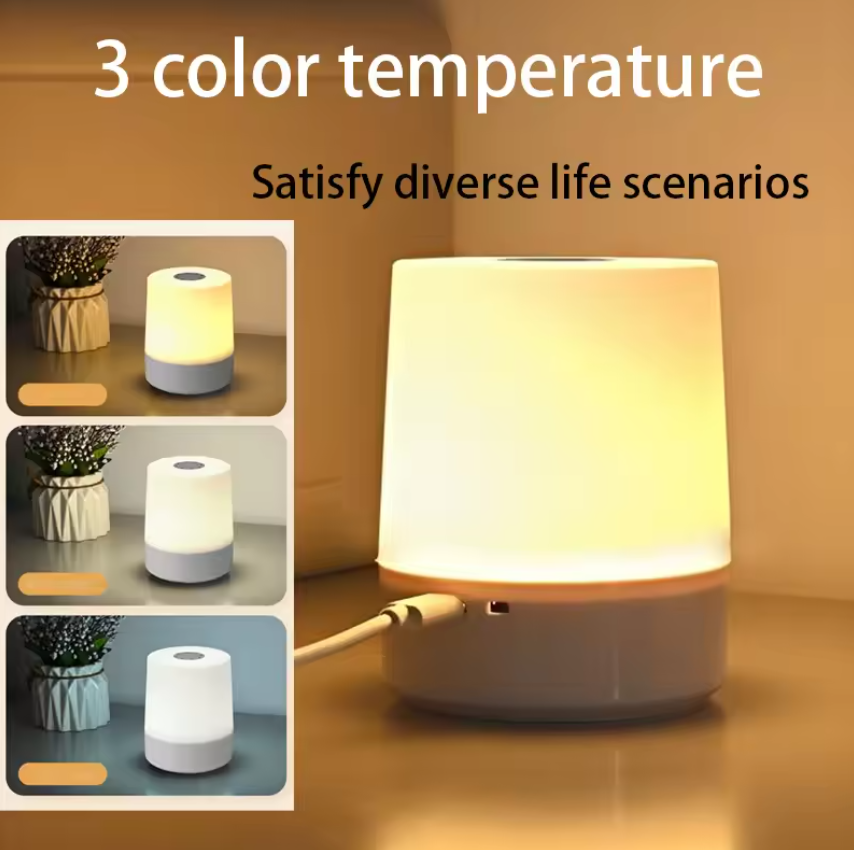 Rechargeable Led Night Lights Bedside Dimmable Charging Desktop Night Lamps Bedroom Bedside Lighting Decoration Touch Reading Led Table Lamps Local fast delivery
