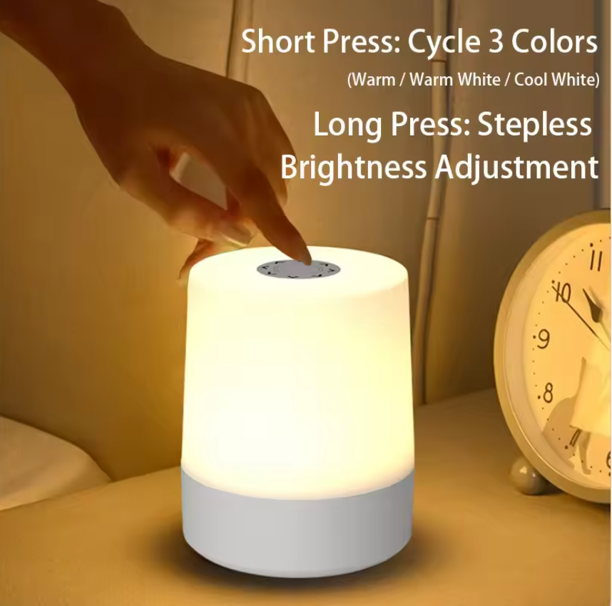 Rechargeable Led Night Lights Bedside Dimmable Charging Desktop Night Lamps Bedroom Bedside Lighting Decoration Touch Reading Led Table Lamps Local fast delivery