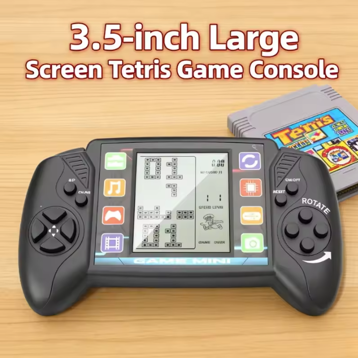 Portable Handheld Game Console BRICK GAME Handheld Players Nostalgic Educational Toys Pocket 4 Colors Classic Childhood Gift Includes battery Local fast delivery