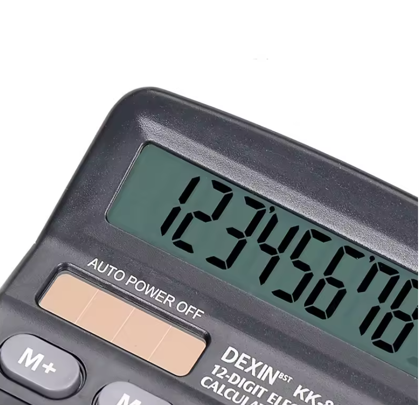 12 Digits Electronic Calculator Solar Calculator Dual Power Supply Calculator for Home Office School Financial Accounting Tools Local fast delivery