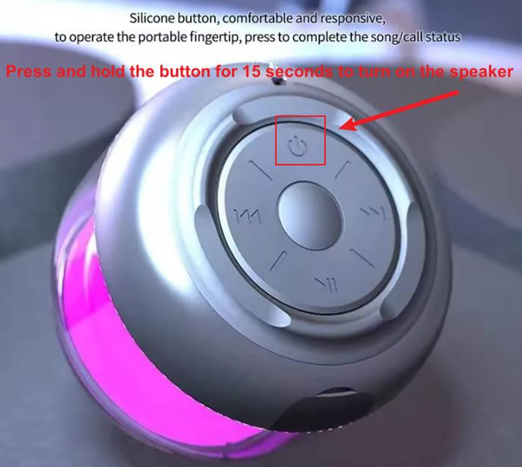 RGB Light Bluetooth Speaker Loud Stereo Speaker Wireless Portable Stereo Speaker Outdoor Use/Car/Home/Camping Local fast delivery