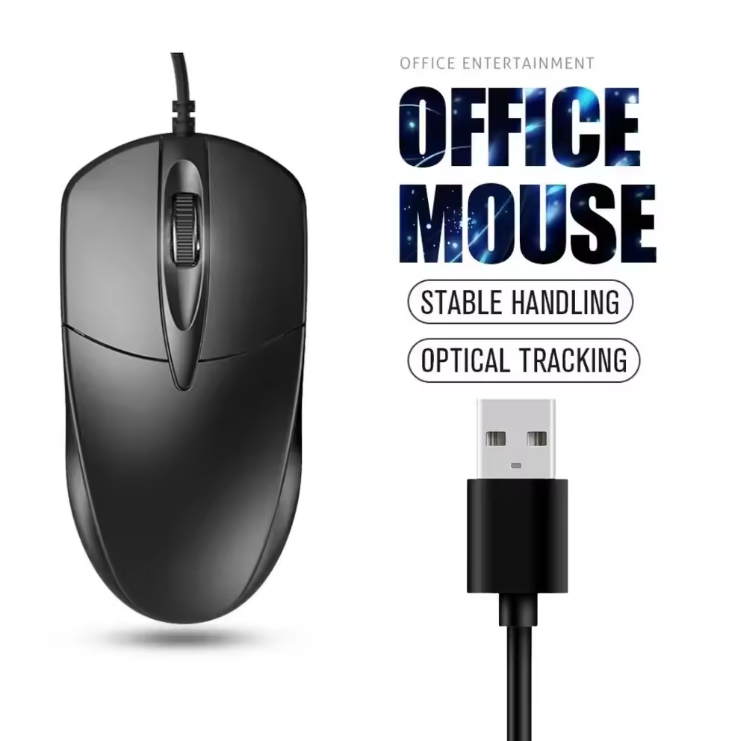 USB Optical Wired Mouse Laptop Home Office Mouse Anti Slip Roller 3D 1200DPI Game Mause Computer Accessories For PC Desktop Local fast delivery