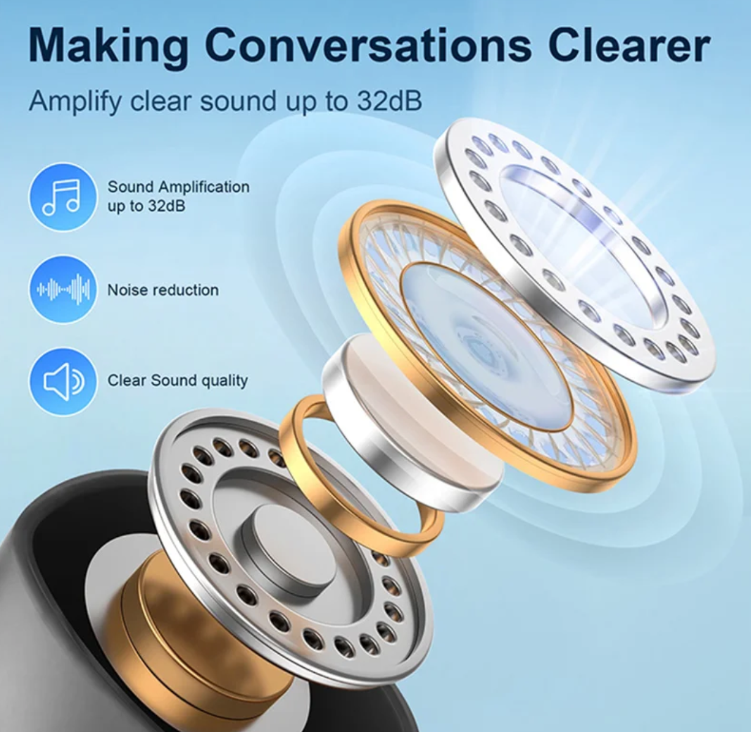 BT 5.3 Wireless earphone Earbuds Noise Cancelling Sense-Free Micro Sleep Earbuds IPX5 Waterproof for Running Fitness Learning Accessories Local fast delivery