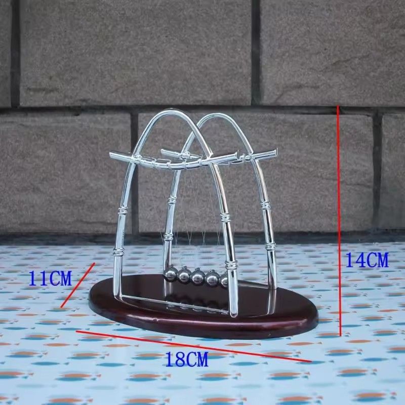 Newton's Cradle Balance Steel Ball Teaching Supplies Physics Science Pendulum Desktop Toys Stress Relief Gifts Home Decoration
