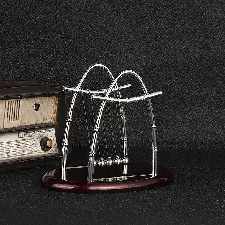 Newton's Cradle Balance Steel Ball Teaching Supplies Physics Science Pendulum Desktop Toys Stress Relief Gifts Home Decoration