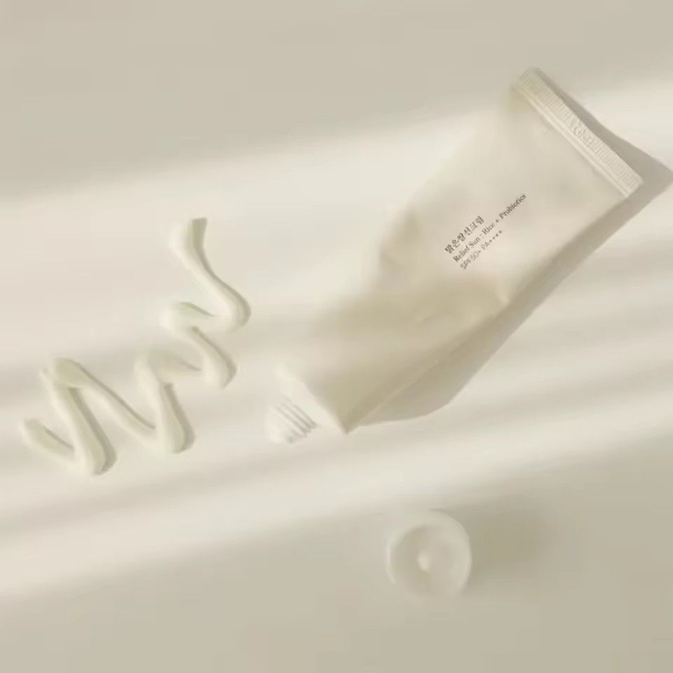 SPF50+ Sunscreen Korean Rice Probiotic Solar Blocker Skin Whitening Cream Anti UV Sun Block Facial Mild Moisturizer Serum 50ml