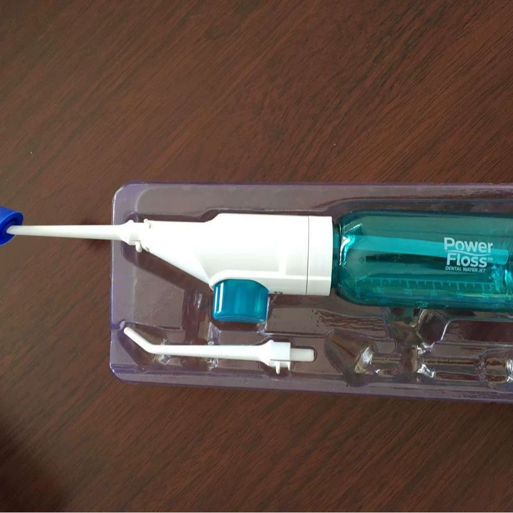 Household High Pressure Oral Irrigator Portable Teeth Clean Water Dental Floss Manual High Pressure Water Toothpick