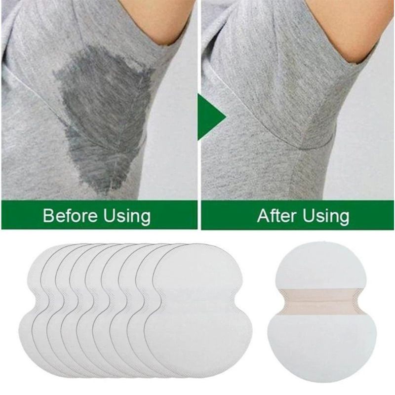 20pcs Underarm Sweat Pads, Washable Sweat Absorbing Guards, Dress Sweat Perspiration Pads Shield