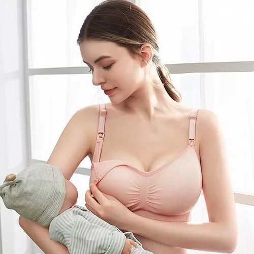 High Quality Plus Size Nursing Bra Breathable Women Breastfeeding Underwear Seamless Maternity Bra Push Up