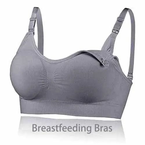 High Quality Plus Size Nursing Bra Breathable Women Breastfeeding Underwear Seamless Maternity Bra Push Up