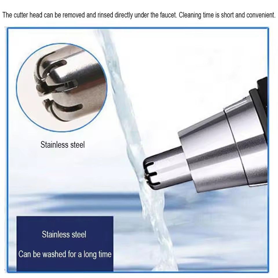 Electric Nose Hair Trimmer For Men Battery Model Trimming Nose Hair Women Nostrils Trim The Hair Scissors Nasal Hair Knife