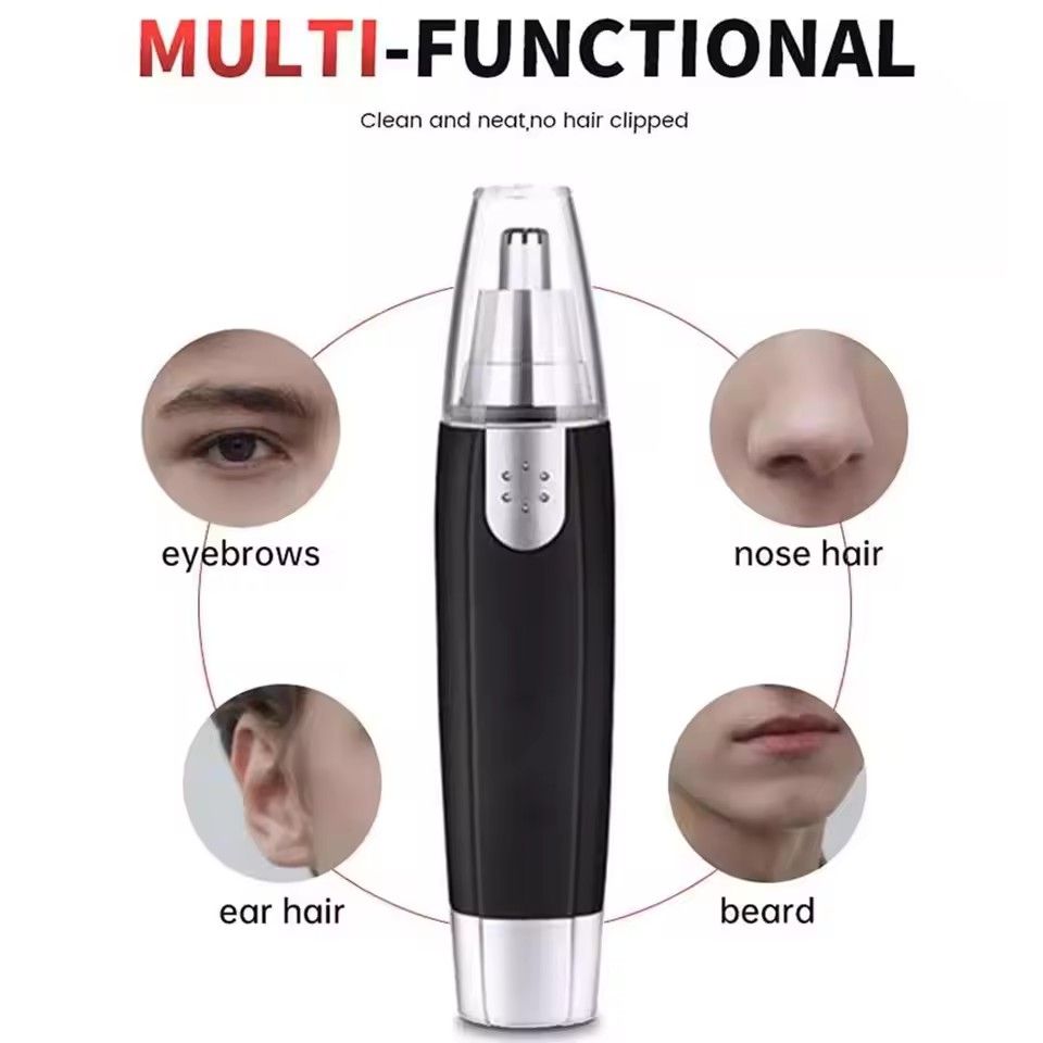 Electric Nose Hair Trimmer For Men Battery Model Trimming Nose Hair Women Nostrils Trim The Hair Scissors Nasal Hair Knife