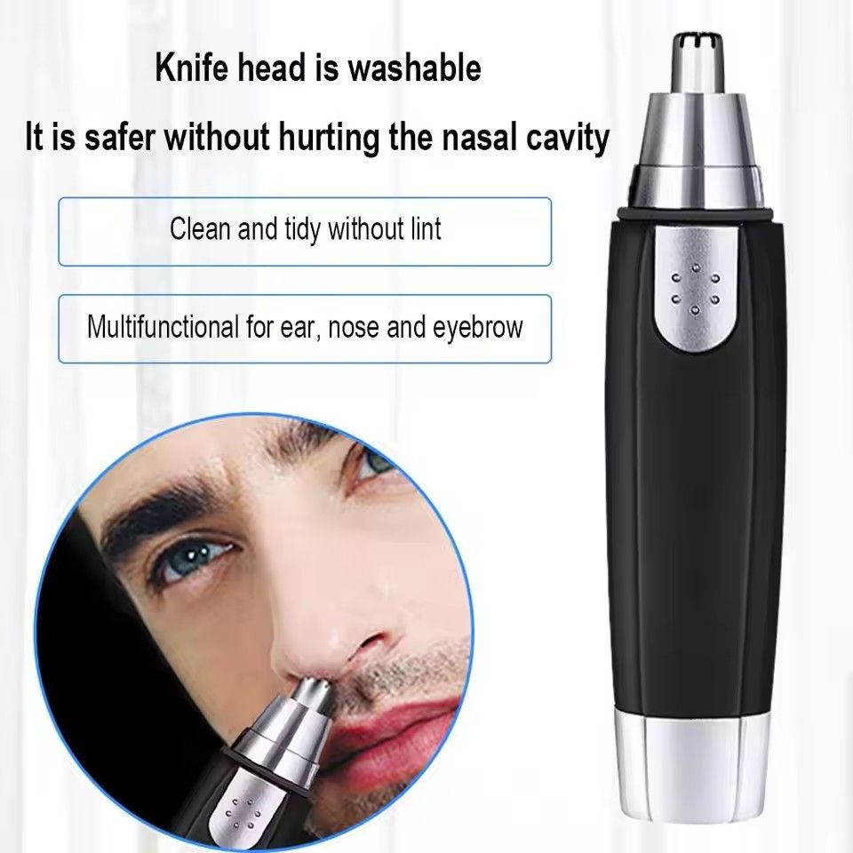 Electric Nose Hair Trimmer For Men Battery Model Trimming Nose Hair Women Nostrils Trim The Hair Scissors Nasal Hair Knife