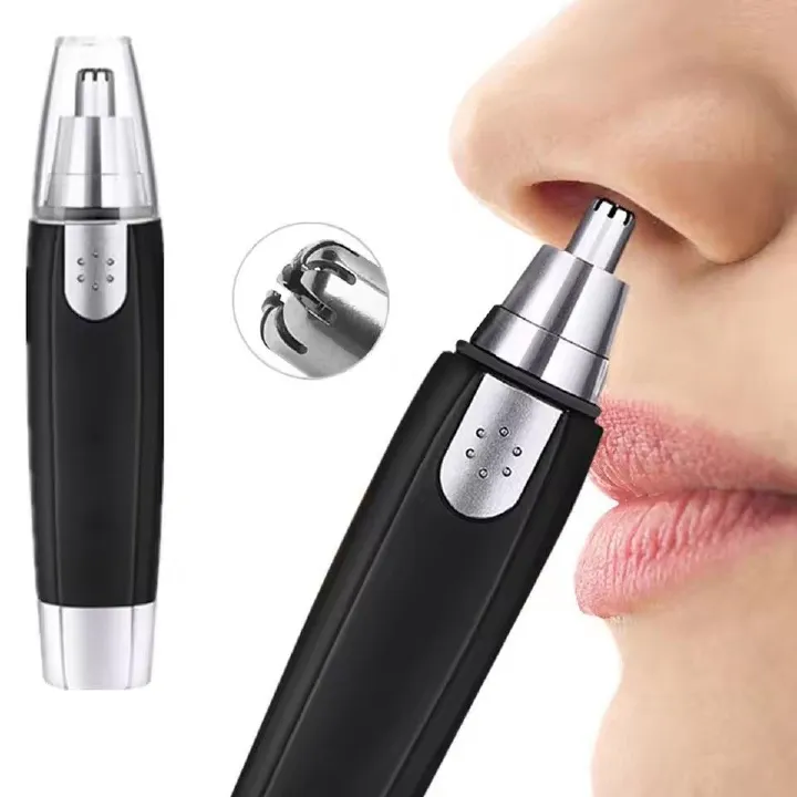 Electric Nose Hair Trimmer For Men Battery Model Trimming Nose Hair Women Nostrils Trim The Hair Scissors Nasal Hair Knife