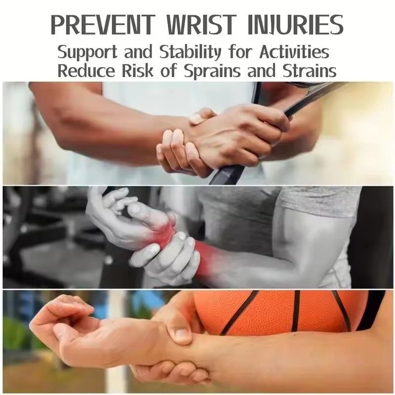 【Clearance Sale】2pcs/pack Adjustable Wrist Brace Perfect for Women & Men Support Wrap Strap Hand Carpal Tunnel Brace Fitness Suitable Both Right Left Hand