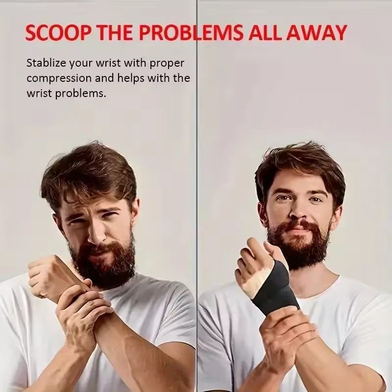 【Clearance Sale】2pcs/pack Adjustable Wrist Brace Perfect for Women & Men Support Wrap Strap Hand Carpal Tunnel Brace Fitness Suitable Both Right Left Hand