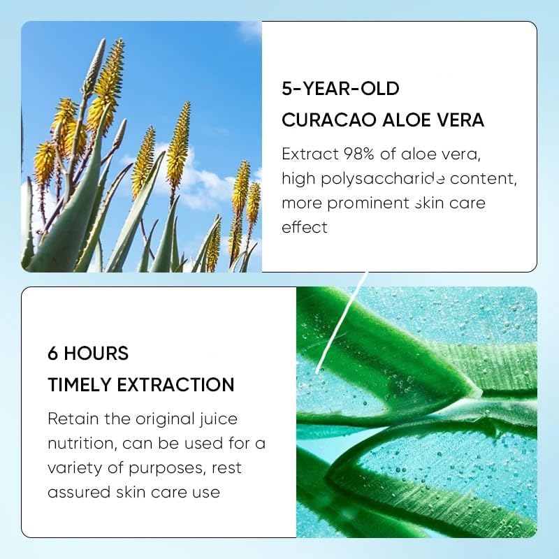 Sadoer 98% Aloe Vera Lip Balm - Hydrating, Moisturizing, Natural, Dry Skin