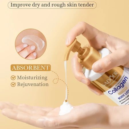 Skin Care Body Lotion Collagen Anti Wrinkle Moisturizing Hydrating Whitening Cream Brightening Smooth Anti Aging Nourish