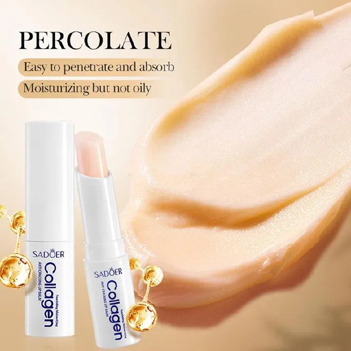 3 Pieces, Collagen Face Serum +  Hand Cream+ Lip Balm for Face Brightening, Anti Wrinkles, Anti Aging, Moisturizing, Fade Dark Marks and Collagen Replenish