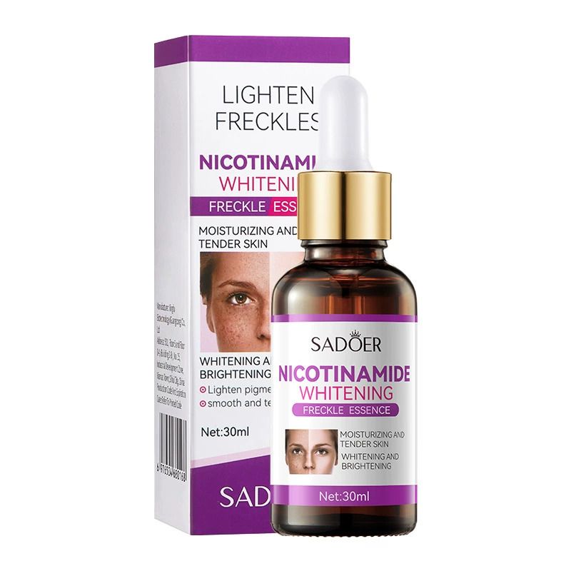 3pcs SADOER Anti-Freckle Set : Nicotinamide Whitening Cleanser + Anti-Freckle Essence + Anti-Freckle Cream for Dark Spot Removal Faical Moisturizing Nourishing Hydrating Firming