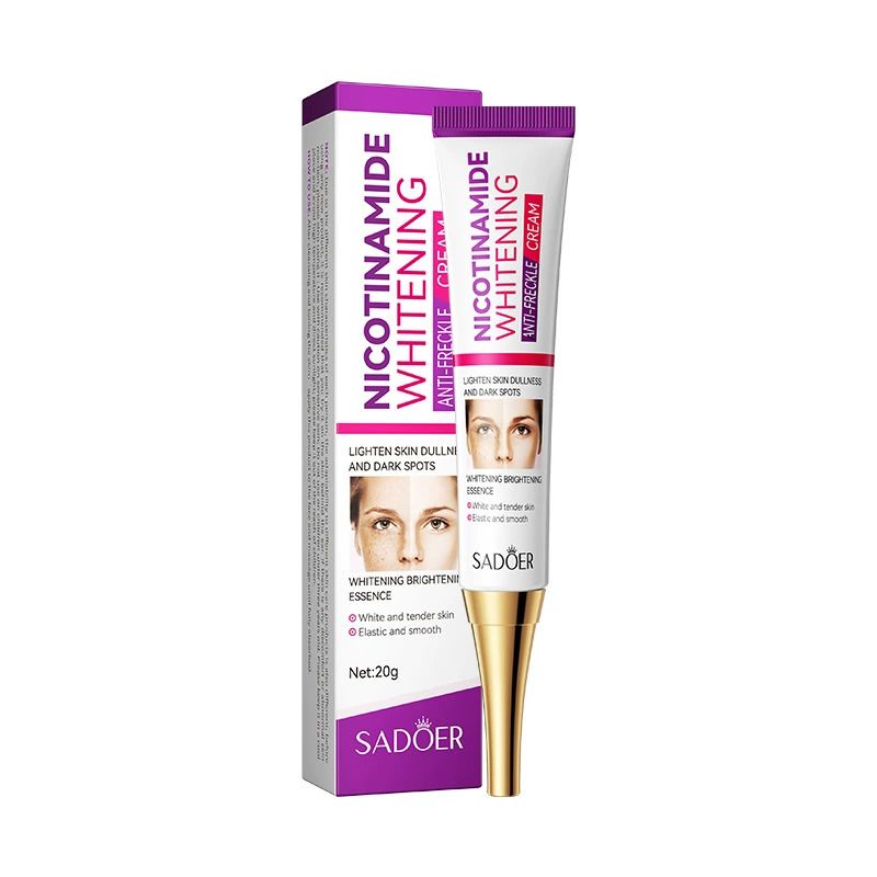 3pcs SADOER Anti-Freckle Set : Nicotinamide Whitening Cleanser + Anti-Freckle Essence + Anti-Freckle Cream for Dark Spot Removal Faical Moisturizing Nourishing Hydrating Firming