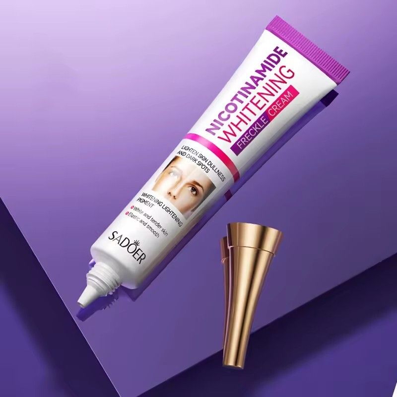 3pcs SADOER Anti-Freckle Set : Nicotinamide Whitening Cleanser + Anti-Freckle Essence + Anti-Freckle Cream for Dark Spot Removal Faical Moisturizing Nourishing Hydrating Firming
