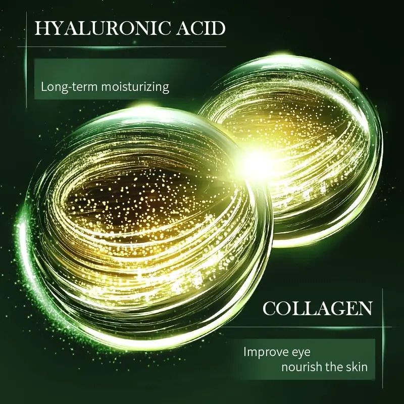 60pcs/box Cucumber collagen starry eye mask. Remove dark circles, Moisturize, smooth , Improve dry Light wrinkle around the eyes.