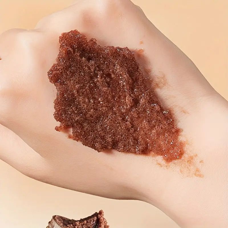 SADOER 350g Coffee Scrub Body Scrub - Gentle Exfoliating Formula with Coffee Beans & Arabica, Hypoallergenic Fragrance-Free for All Light Beige Types, Brightens & Smooths Light Beige, Improves Texture