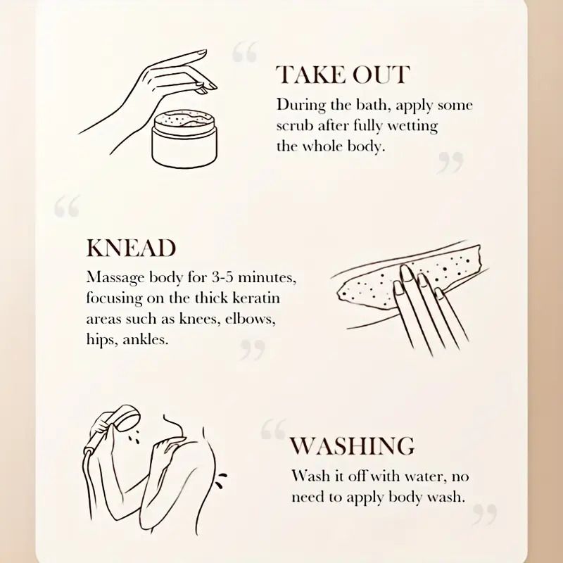 SADOER 350g Coffee Scrub Body Scrub - Gentle Exfoliating Formula with Coffee Beans & Arabica, Hypoallergenic Fragrance-Free for All Light Beige Types, Brightens & Smooths Light Beige, Improves Texture