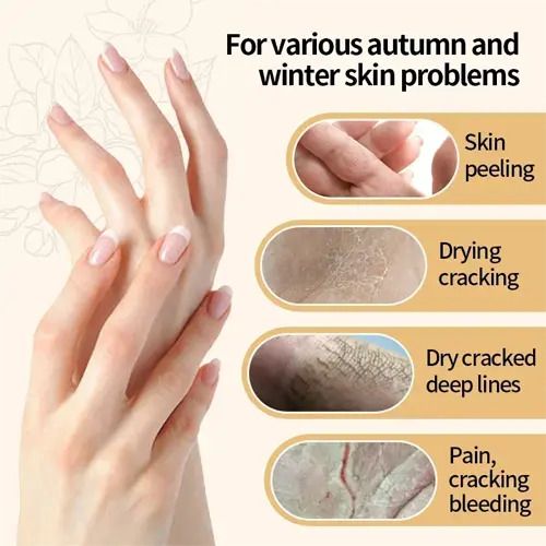 2Pcs Hand Creams Set: Coconut+ Collagen for Moisturizing Anti-wrinkle Nourishing Anti-drying Whitening Skin Care Cracked Repairing Products Hand Creams