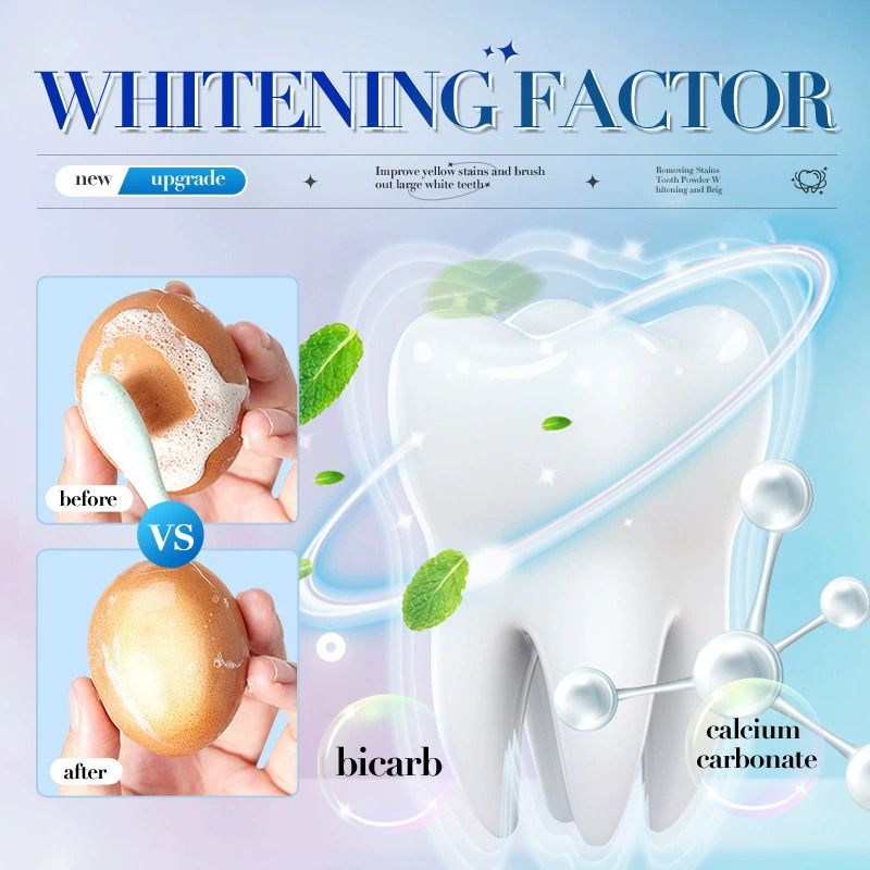 Teeth Powder Brightening Yellow Teeth Remove Stain Cleaning Oral Hygiene Fresh Breath Dental Gum Care WhiteningTooth