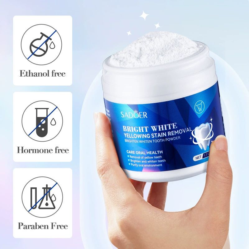Teeth Powder Brightening Yellow Teeth Remove Stain Cleaning Oral Hygiene Fresh Breath Dental Gum Care WhiteningTooth