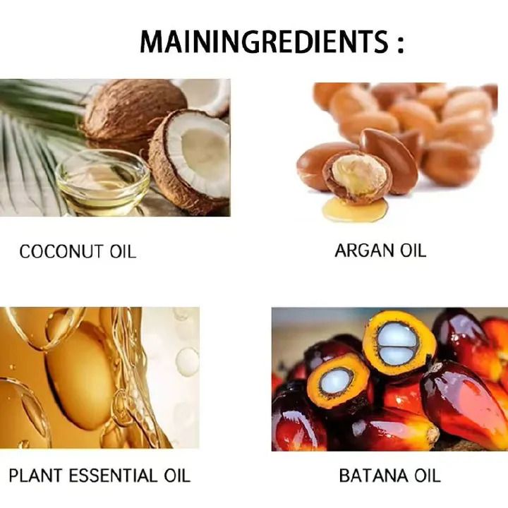 250G/ 120gFast Hair Growth Oil + Cream Africa Crazy Traction Alopecia batana Hair Mask Anti Hair Break Hair Strengthener Hair Loss Treatment Spray Upgrade to the larger-capacity version