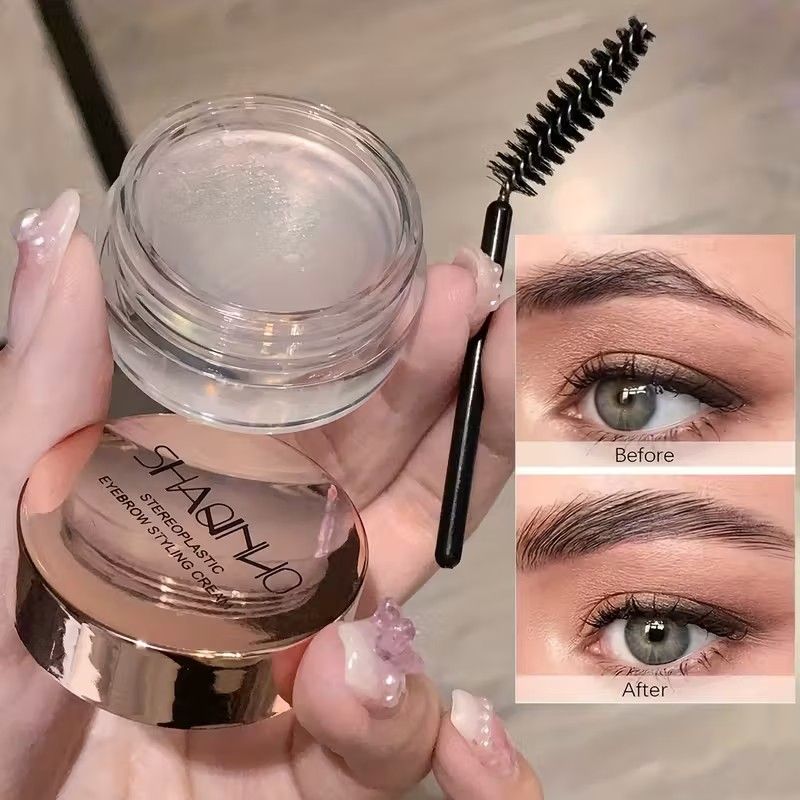 Eyebrow  Pencil  Eyebrow Styling Gel 3D Eyebrow Setting Gel ,Eyebrow Styling Soap ,3D Long-Lasting Waterproof Sweatproof Brow Styling Soap,  Wax Eyebrow Shaping Cream with Brush ,Eyebrow Makeup