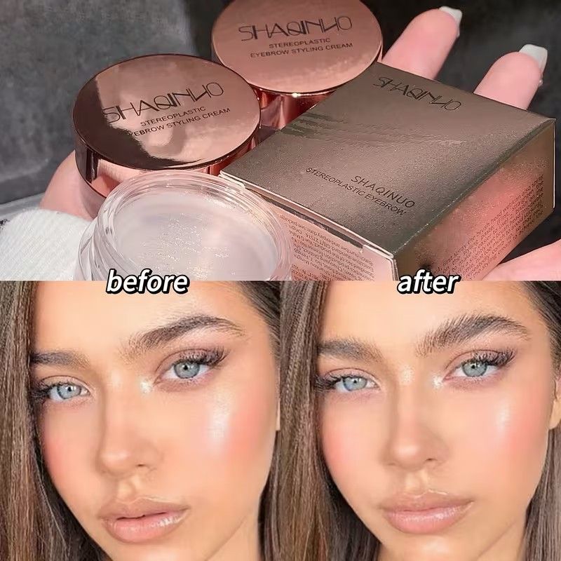 Eyebrow  Pencil  Eyebrow Styling Gel 3D Eyebrow Setting Gel ,Eyebrow Styling Soap ,3D Long-Lasting Waterproof Sweatproof Brow Styling Soap,  Wax Eyebrow Shaping Cream with Brush ,Eyebrow Makeup