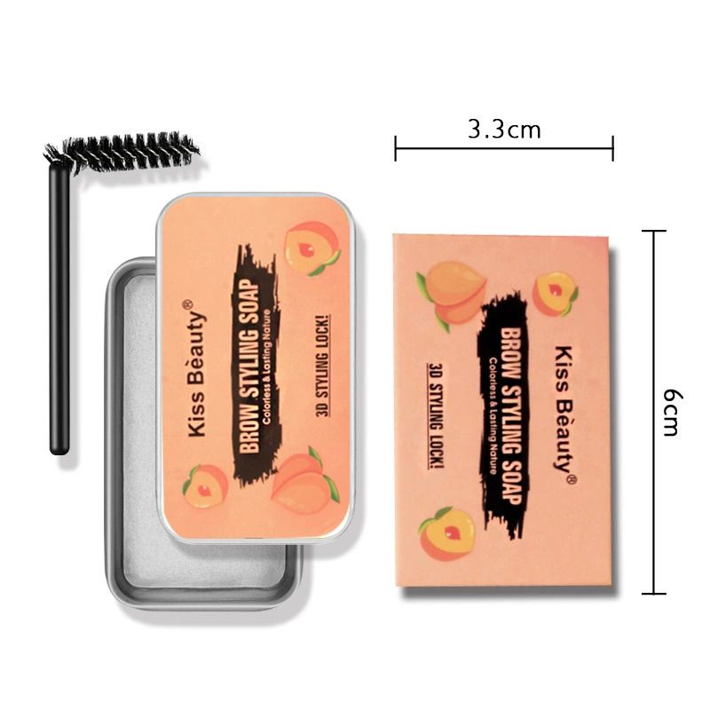 Eyebrow Pencil  Eyebrow Styling Gel 3D Eyebrow Setting Gel   Eyebrow Styling Soap - 3D Transparent Long-Lasting Waterproof Eyebrow Shaping Gel Wax for All Skin Types, 10g ,Eyebrow Shaping Soap
