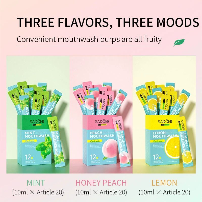 MouthwashDisposable Portable Cleaning and Oral Care