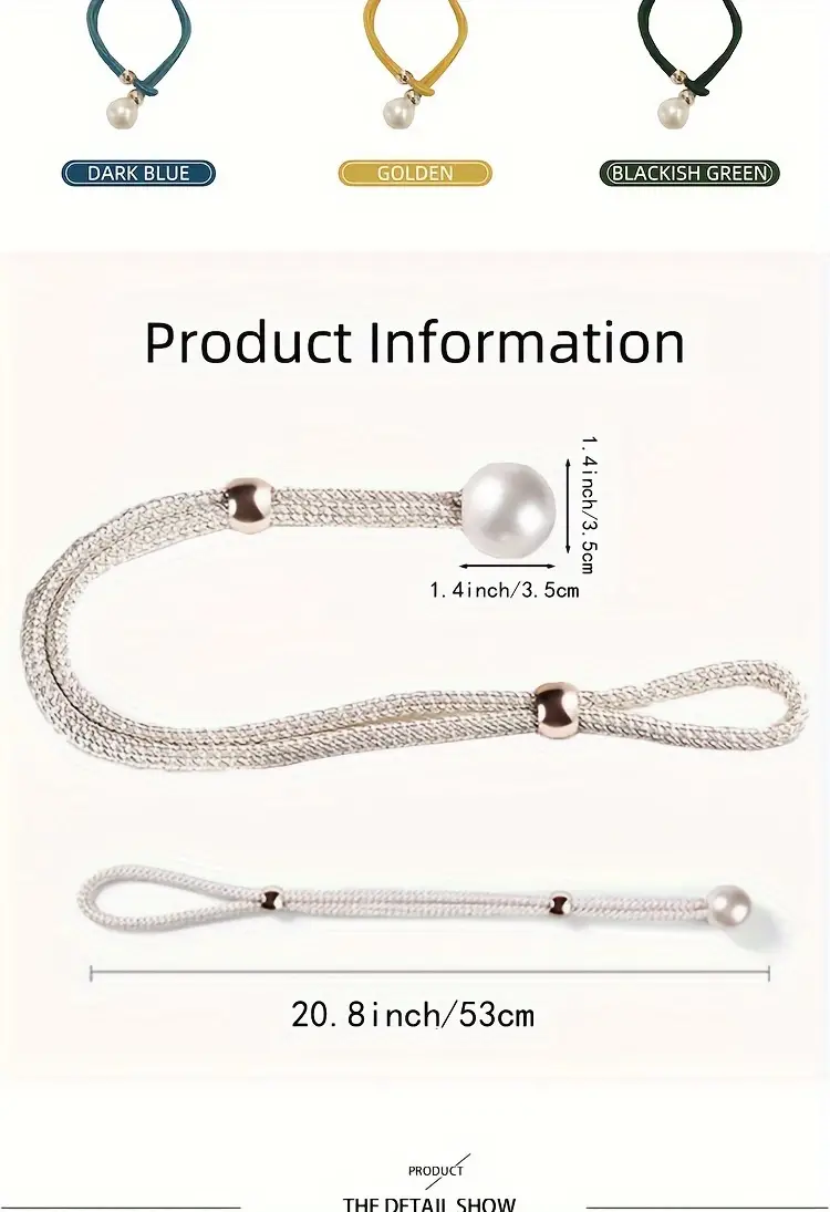 2pcs French Curtain Tiebacks With Faux Pearl Decorations Convenient Drape Tiebacks Decorative Curtain Holdbacks Holder Curtain Tiebacks For Window Draperies For Home Bedroom Office Decor