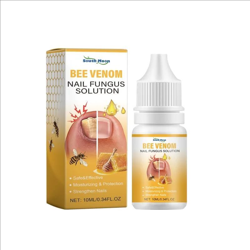 Bee Venom Fungal Nail Treatment Feet Care Essence Removal Fungus Healthy Repair Serum Anti Infection Paronychia Onychomycosis