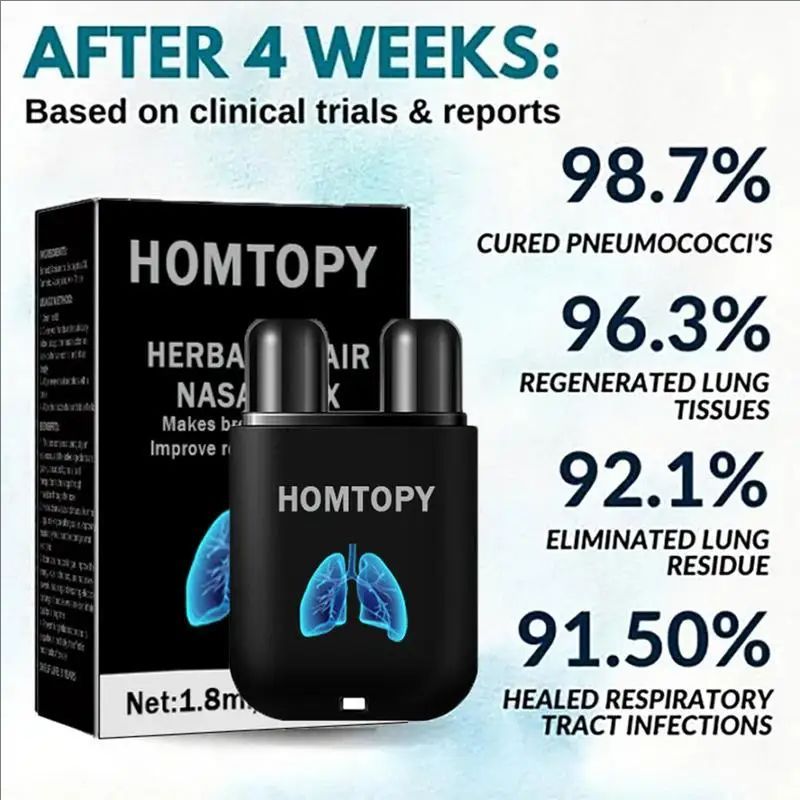 Liver Air Nasal Inhaler Natural Herbal Repair Nasal Box Nasal Inhalers Stick Double Hole Diffuser Sniffer for Nasal Cleansing