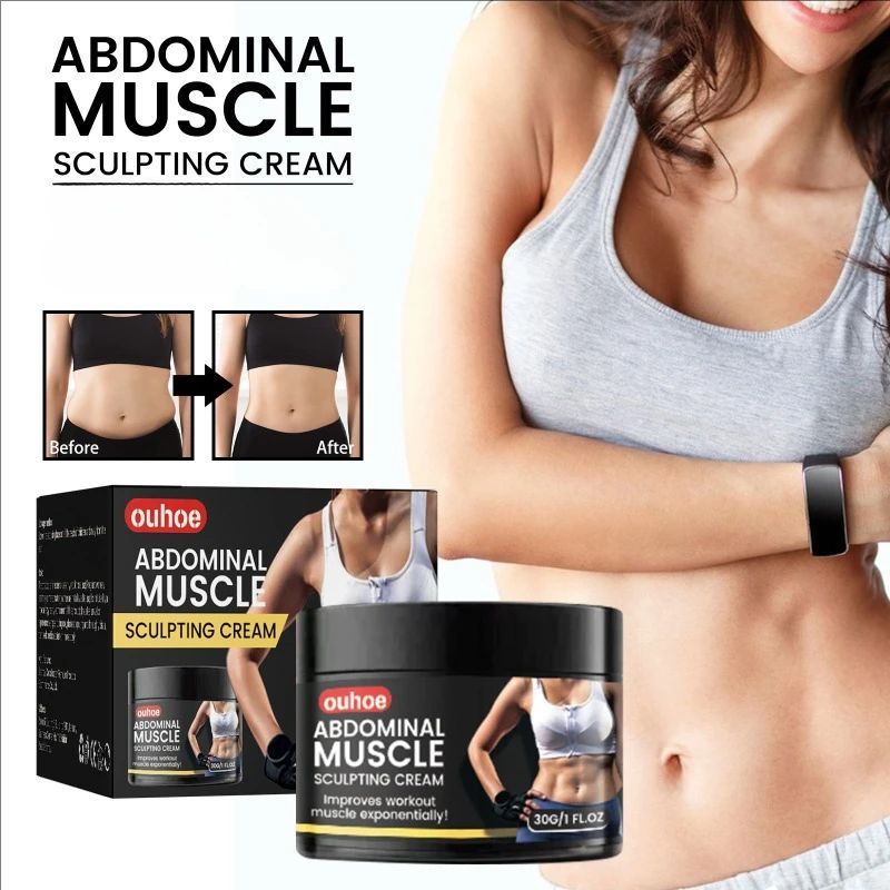 Abdominal Muscle Shaping Cream Muscle Build Line Big Belly Firm Strengthen Vest Line Fitness Exercise Shaping Fat Burning Cream