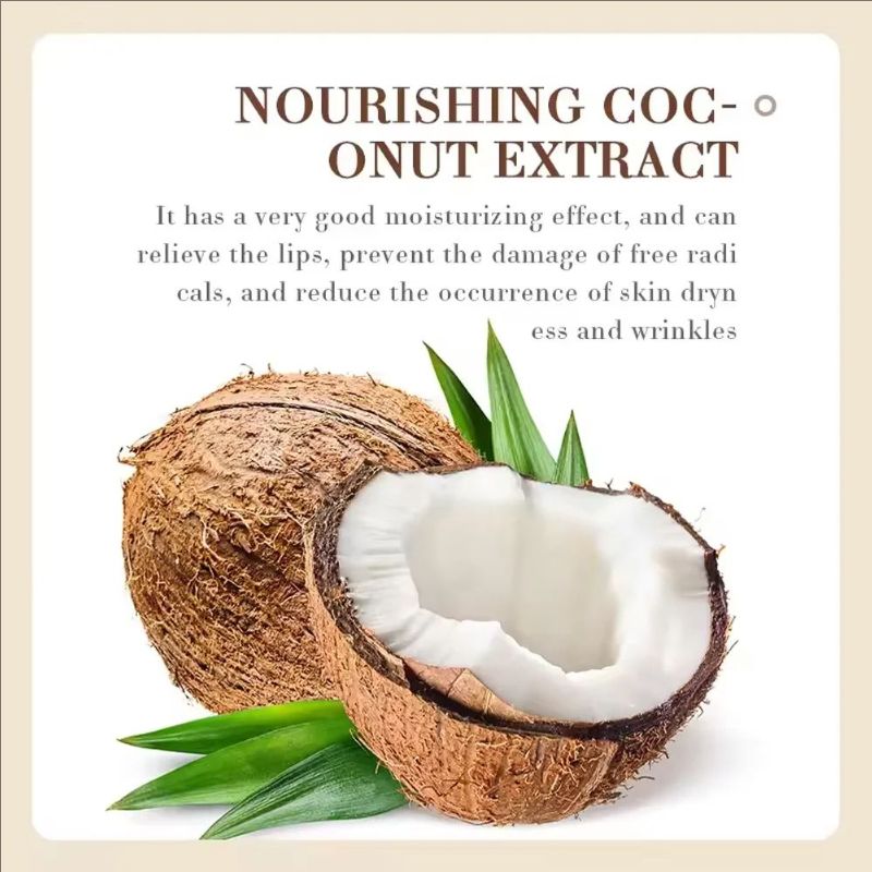 Coconut Lip Balm - Lasting Nourishment and Moisture for Men and Women - Daily Care Lip Balm