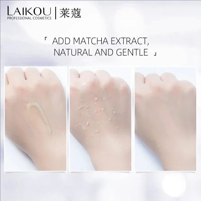 LAIKOU Matcha Exfoliating Exfoliate Peeling Gel Facial Scrub Moisturise Nourishing Repair Scrubs Face Cream Skin Care