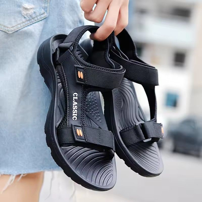 Men Sandals Summer Leisure Beach Holiday Sandals Men Shoes New Outdoor Sneakers Male Retro Comfortable Casual Sandals Men